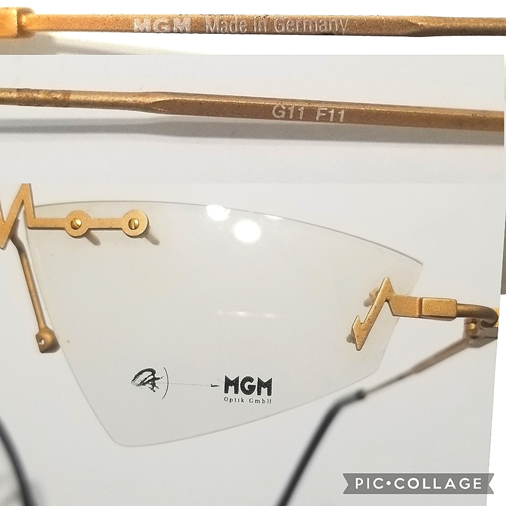 Vintage Amazing Rare Artsy European Eyewear by MGM Optik Germany - Picture 6 of 16